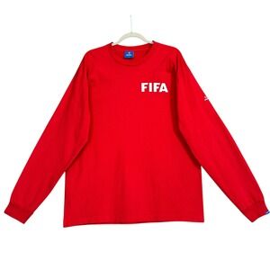 Ringleaders FIFA Long Sleeve Canada Womens World Cup 2023 Shirt Red XL Soccer